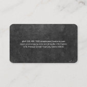 Pastry Chef | Whisk Rolling Pin | Baker Visitenkarte (Rückseite)