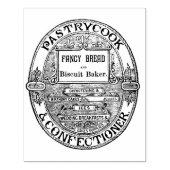 Pastry Cook Wood Art Briefmarke Gummistempel (Prägung)