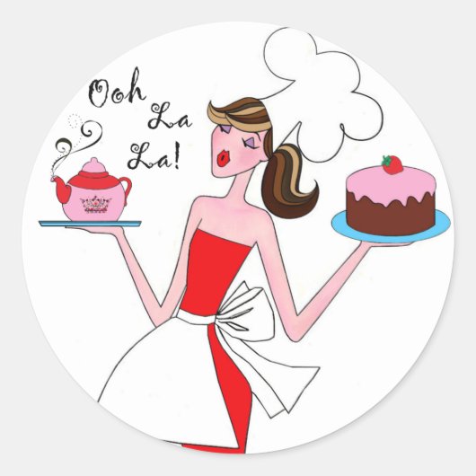 Pastry Diva Stickers (Vorderseite)