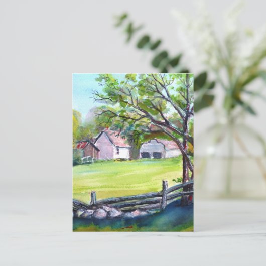 Pasturale Sicht Postkarte (Stehend Vorderseite)