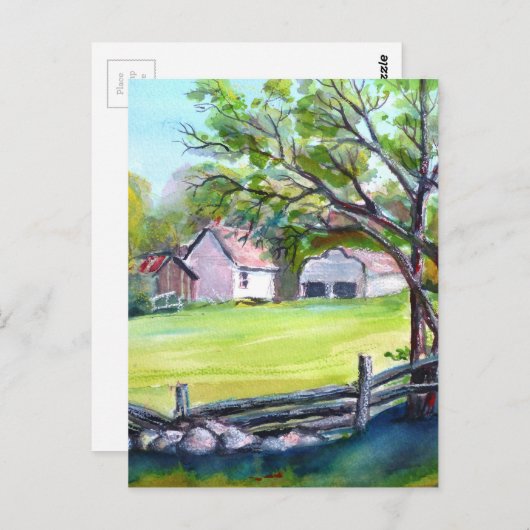 Pasturale Sicht Postkarte (Vorne/Hinten)