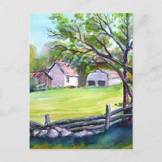 Pasturale Sicht Postkarte (Vorderseite)