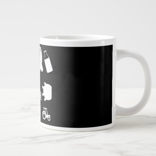 Pasture Dairy Bauern Tasse (Rechts)