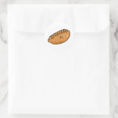 Pasty Runder Aufkleber (Tasche)