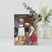 Pat-A-Cake Baker and Children Kinderzimmer Rhyme Postkarte (Stehend Vorderseite)