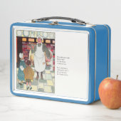 Pat-a-cake, pat-a-cake, Baker's man Metall Brotdose (Beispiel)