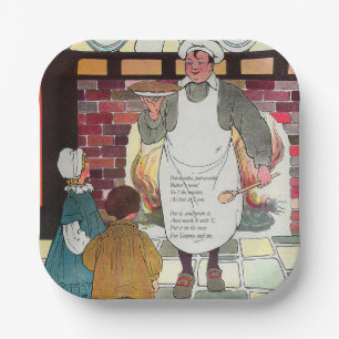 Pat-a-cake, pat-a-cake, Baker's man Pappteller