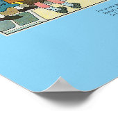 Pat-a-cake, pat-a-cake, Baker's man Poster (Ecke)