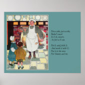 Pat-a-cake, pat-a-cake, Baker's man Poster (Vorne)