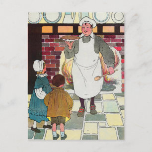 Pat-a-cake, pat-a-cake, Baker's man Postkarte