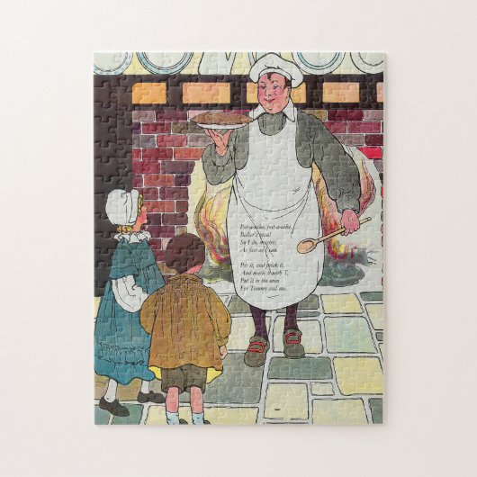 Pat-a-cake, pat-a-cake, Baker's man Puzzle (Vertikal)