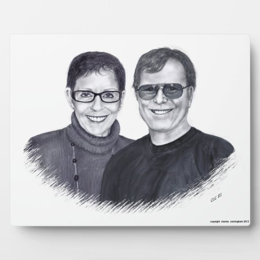 Pat and Margie's Plaque Fotoplatte (Vorderseite)