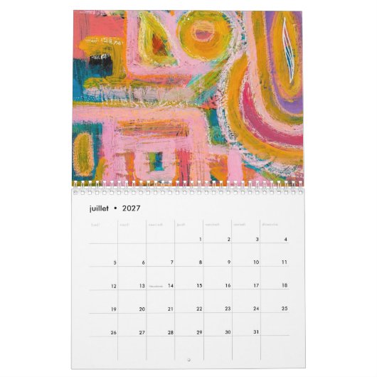Pat-Blanche-Art-2025-Kalender Kalender (Jul 2027)