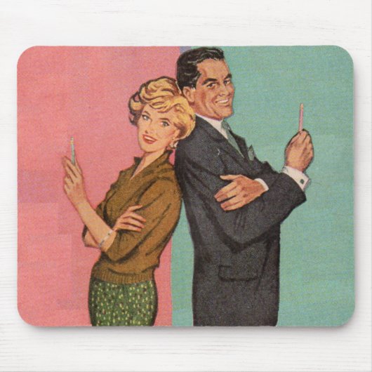 Pat hat einen Stift und der Perry hat einen Stift Mousepad (Vorne)