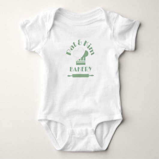 Pat & Kim Bakery Baby Strampler (Vorderseite)