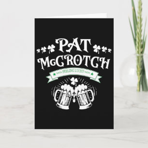 Pat Mccrotch - Feeling Lucky - Lustiger St. Patric Karte