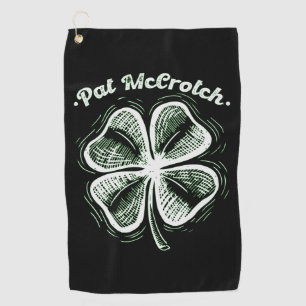 Pat McCrotch Glück der Iren St. Patricks Tag  Golfhandtuch