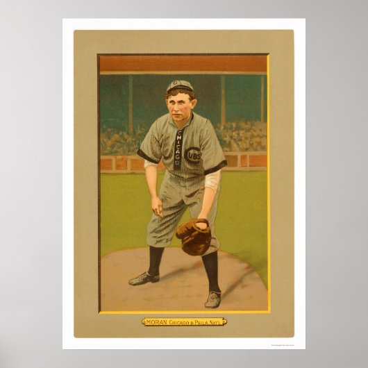 Pat Moran Cubs Phillies Baseball 1911 Poster (Vorne)