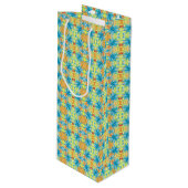 Pat Mosaic Gift Bag Geschenktüte Für Weinflaschen (Vorderseite Schrägansicht)