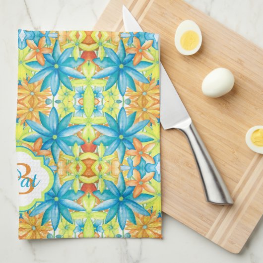 Pat Mosaic Kitchen Towel Geschirrtuch (Viertel Falte)