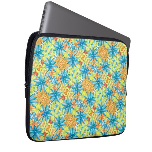 Pat Mosaic Laptop Sleeve (Vorne Rechts)