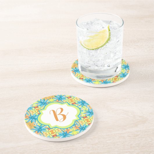 Pat Mosaic Stone Coaster Getränkeuntersetzer (Seite)
