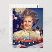 Pat Nixon, First Lady of the U.S. Postkarte (Vorne/Hinten)