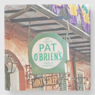 Pat O’Briens, Pat O’Briens Untersetzer, New Orlean Steinuntersetzer