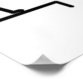 Pat on auf dem Back Funny T - Shirt Poster (Ecke)