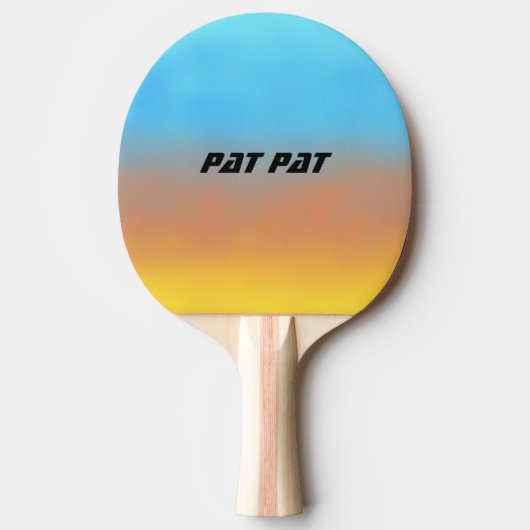Pat Paddle Tischtennis Schläger (Vorderseite)