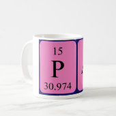 Pat Periodenname Tasse (Vorderseite Links)