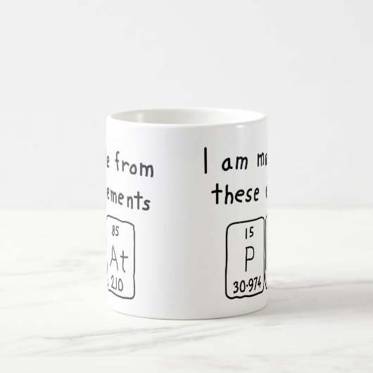 Pat Periodenname Tasse (Mittel)