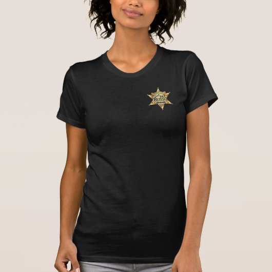 Pat Russo für den T - Shirt der Sheriff-Frauen (Vorderseite)