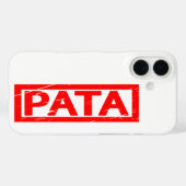 Pata Briefmarke Case-Mate iPhone Hülle (Rückseite (Horizontal))