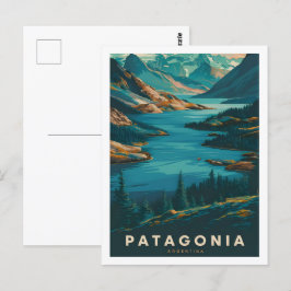 Patagonia Argentinien Berühmter Reiseort Postkarte
