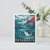 Patagonia Argentinien Berühmter Reiseort Postkarte (Stehend Vorderseite)