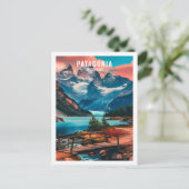 Patagonia Argentinien Berühmter Reiseort Postkarte (Stehend Vorderseite)