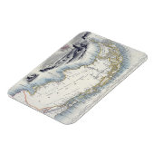 Patagonia, aus einer Reihe von Weltkarten veröffen Magnet (Linke Seite)