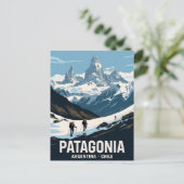 Patagonia Bergabenteuer Postkarte (Stehend Vorderseite)