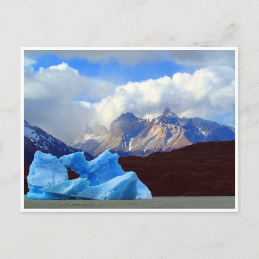 Patagonia blue iceberg postkarte (Vorderseite)