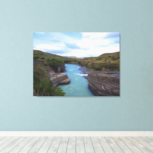 Patagonia Chile Leinwand (Insitu (Holzboden))