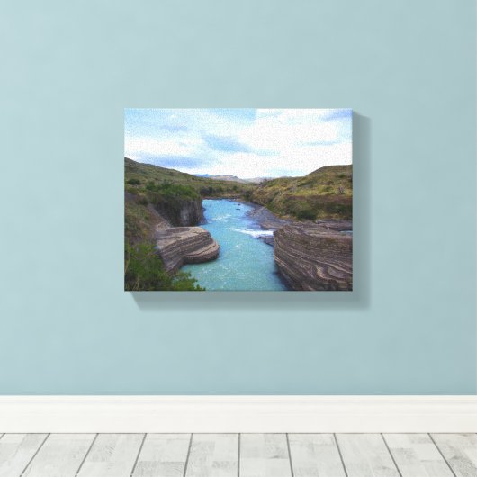 Patagonia Chile Leinwand (Insitu (Holzboden))