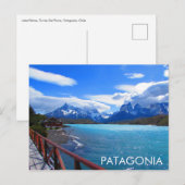 Patagonia Chile Postkarte (Vorne/Hinten)