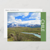 Patagonia-Chile Postkarte (Vorne/Hinten)