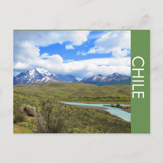 Patagonia-Chile Postkarte (Vorderseite)