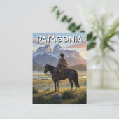 Patagonia Chile Postkarte (Stehend Vorderseite)