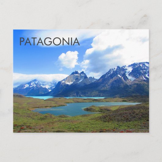 Patagonia Chile Postkarte (Vorderseite)