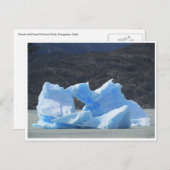 Patagonia iceberg postkarte (Vorne/Hinten)
