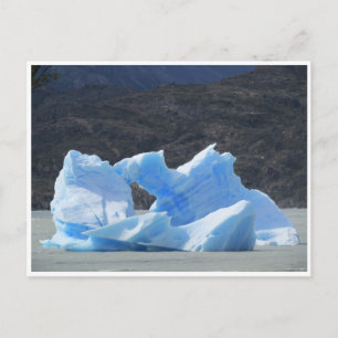 Patagonia iceberg postkarte