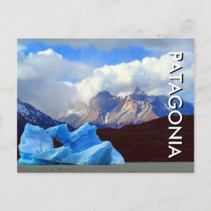 Patagonia iceberg postkarte
